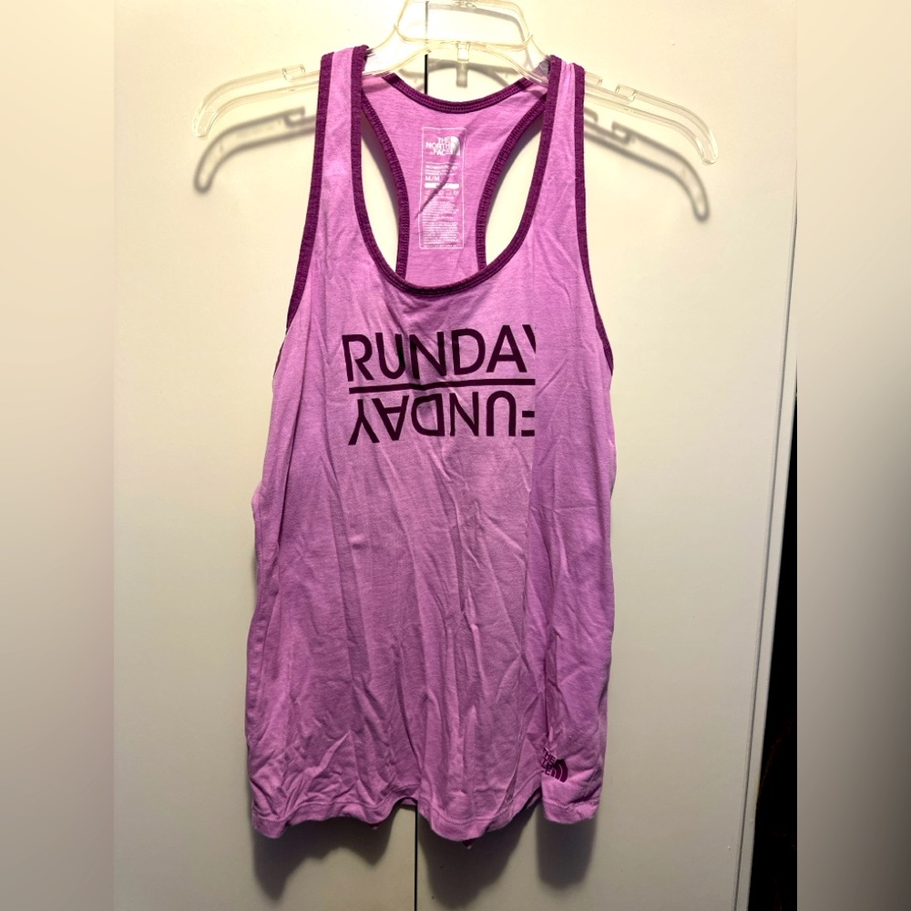 North face purple tank